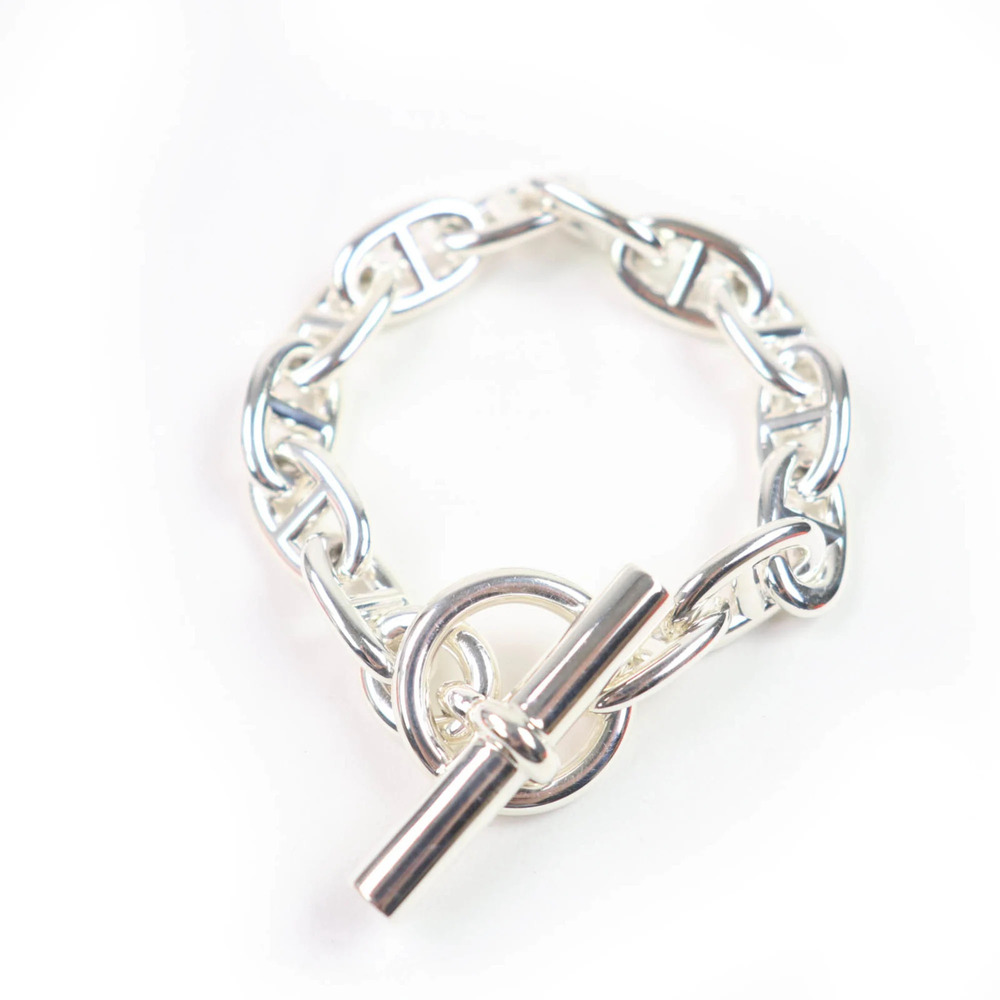 HERMES Silver Charm Bracelet
